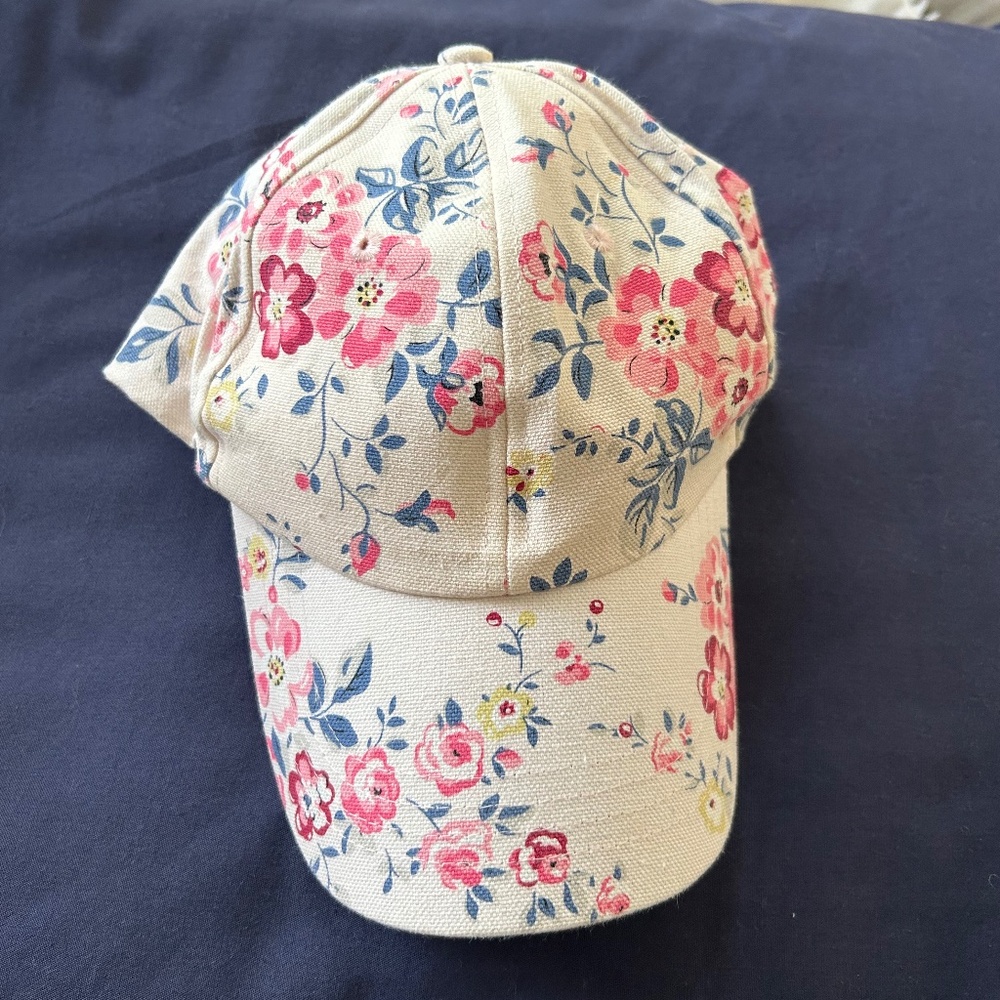 floral print cotton hat
